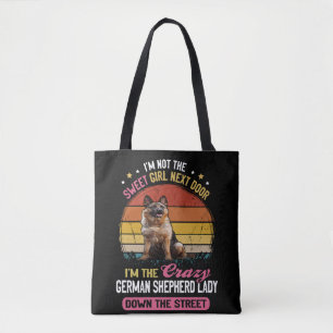 Tote Bag La Folle Dame bergère Allemande Dans La Rue