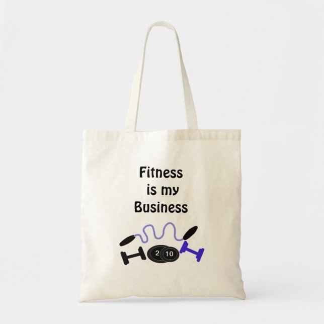 Tote Bag La forme physique est mon métier (Devant)
