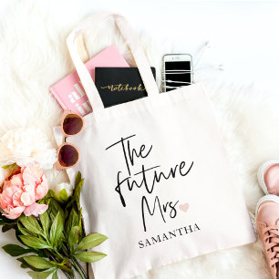 Tote Bag La future Mme et Votre Nom   Cadeau de beauté mode