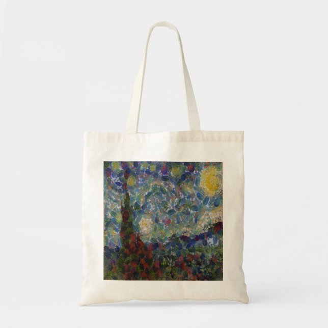 Tote Bag La Gourde Nuit Starry Beaux Art Spoof (Devant)