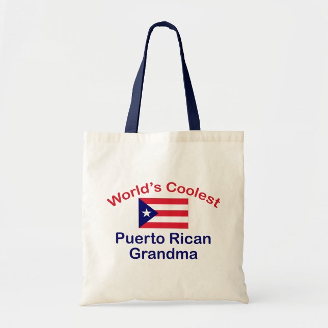 Tote Bag La grand-maman portoricaine la plus fraîche (Devant)