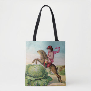 Tote Bag La grande course d'obstacles du carré de chou