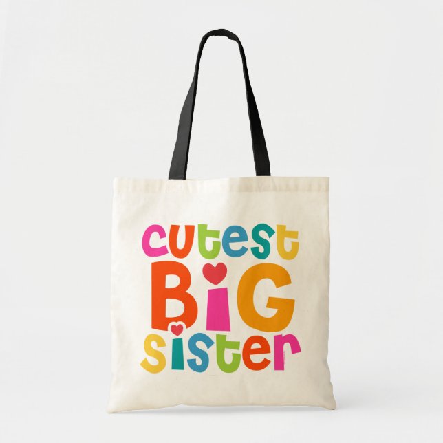 Tote Bag La grande soeur la plus mignonne (Devant)
