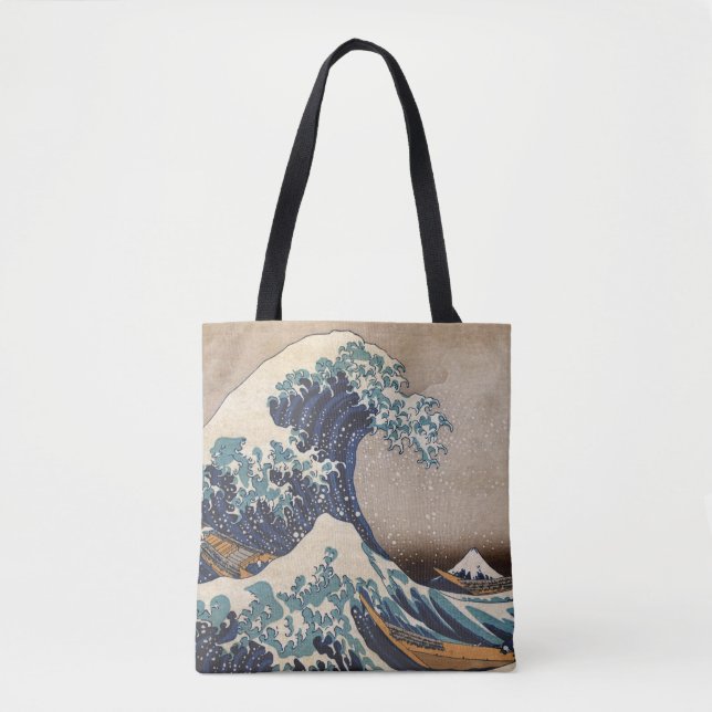 Tote Bag La Grande Vague au large de Kanagawa (Devant)