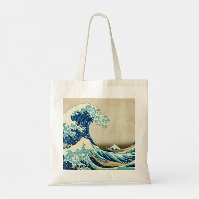 Tote Bag La Grande Vague au large de Kanagawa - Hokusai (Dos)