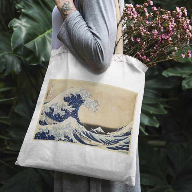 Tote Bag La Grande Vague au large de Kanagawa par Hokusai (Créateur téléchargé)