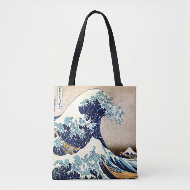 Tote Bag La Grande Vague de Kanagawa (Devant)