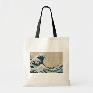 Tote Bag La grande vague de Kanagawa, vues du mont Fuji