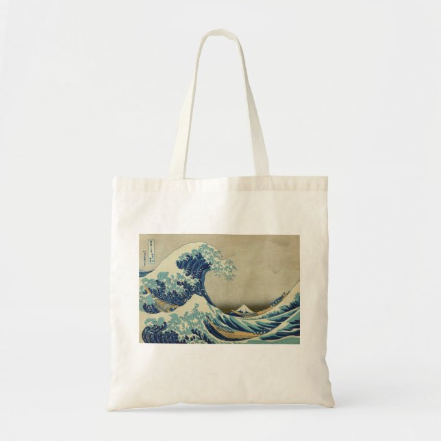 Tote Bag La grande vague outre de Kanagawa (Devant)