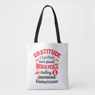 Tote Bag La gratitude clarifie notre passé – Art Inspirant