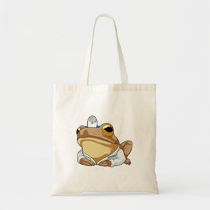 Tote Bag La grenouille comme docteur avec le manteau du doc