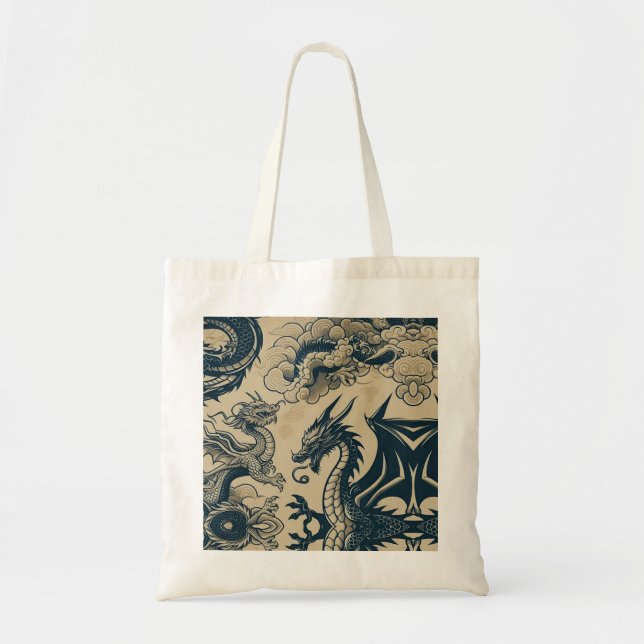 Tote Bag La guerre des dragons (Devant)