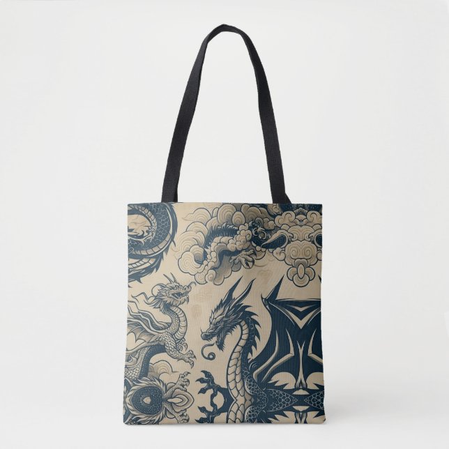 Tote Bag La guerre des dragons (Devant)