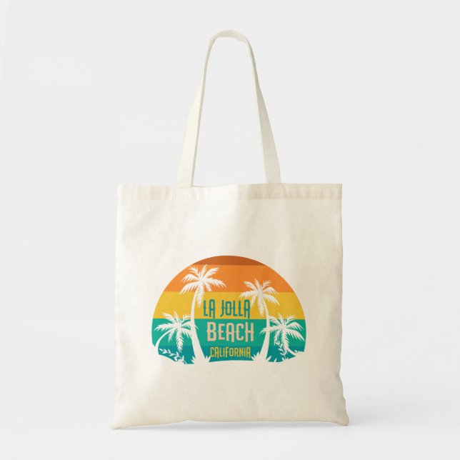 Tote Bag La Jolla Beach Retro (Devant)