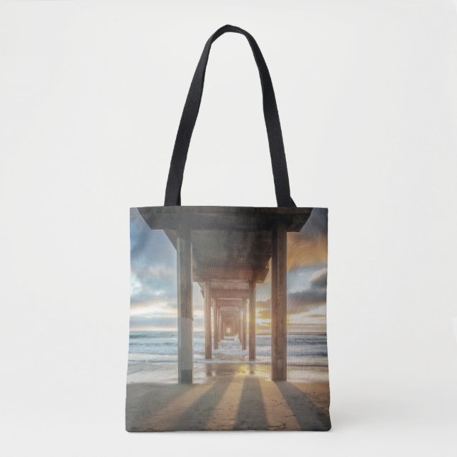 Tote Bag La Jolla, le pilier de Scripps au coucher du (Devant)