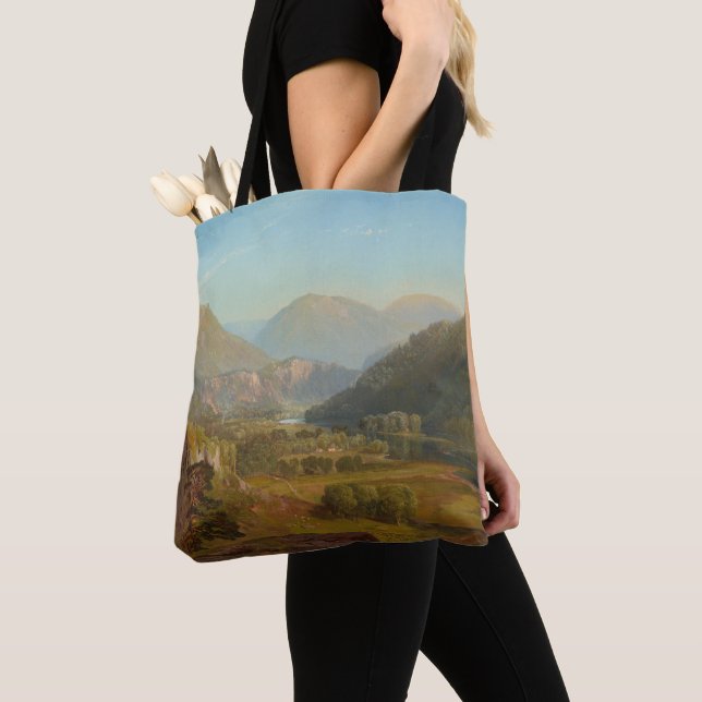 Tote Bag La Juniata River, Pennsylvanie par Thomas Moran (De près)