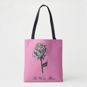 Tote Bag La La luttent en Fourre-tout rose
