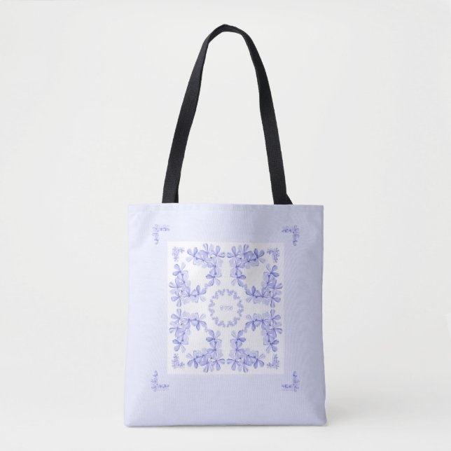 Tote Bag La lavande pâle sensible fleurit Fourre-tout (Devant)