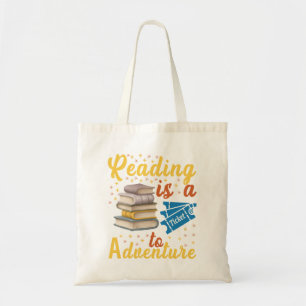 Tote Bag La Lecture Du Livre Est Un Billet À Aventure
