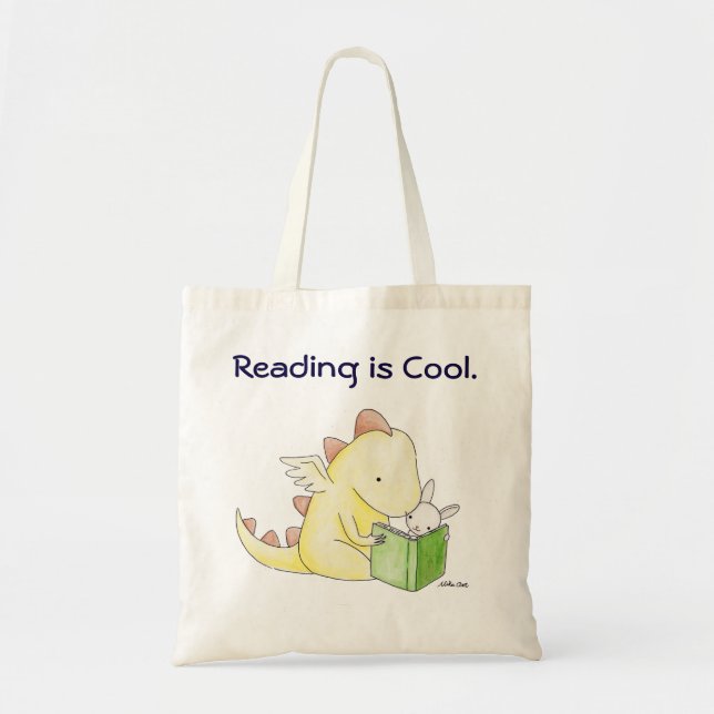 Tote Bag La lecture est instruction fraîche de livre de (Devant)