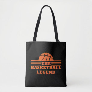 Tote Bag La légende du basketball boule orange