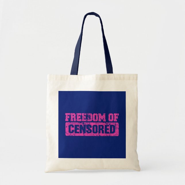 Tote Bag La liberté d'expression peut-être pas si (Devant)
