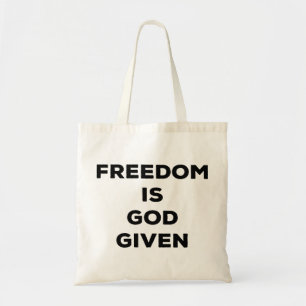 Tote Bag La liberté est donnée par Dieu