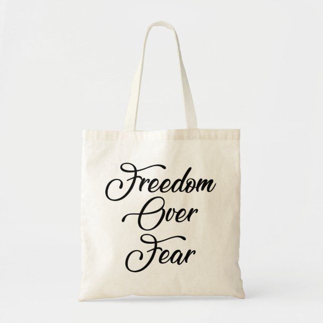 Tote Bag La liberté face à la peur (Devant)