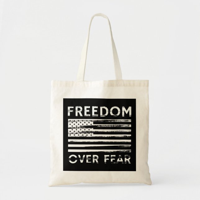 Tote Bag La liberté face à la peur (Devant)