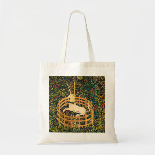 Tote Bag La licorne se repose dans un jardin (Tapisseries d