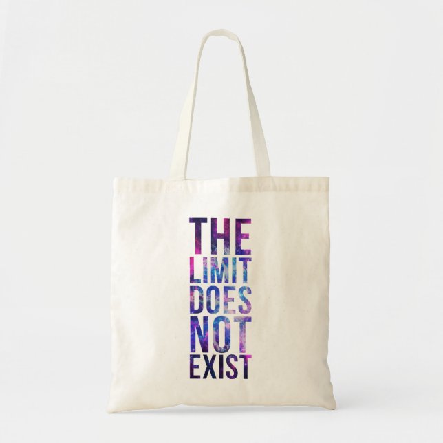 Tote Bag La limite n'existe pas. (Devant)