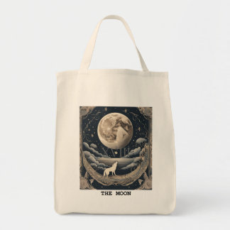TOTE BAG LA LUNE - CARTE TAROTE