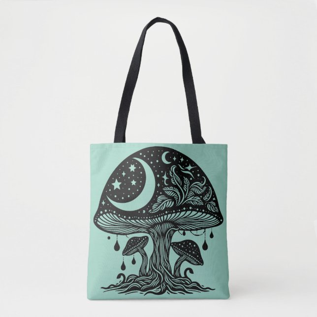 Tote Bag La Lune et les Etoiles (Devant)