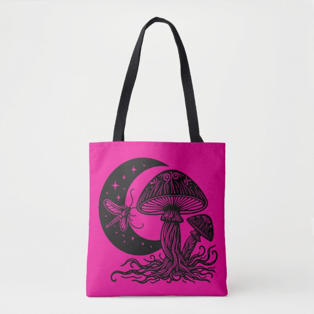 Tote Bag La Lune et les Etoiles (Devant)