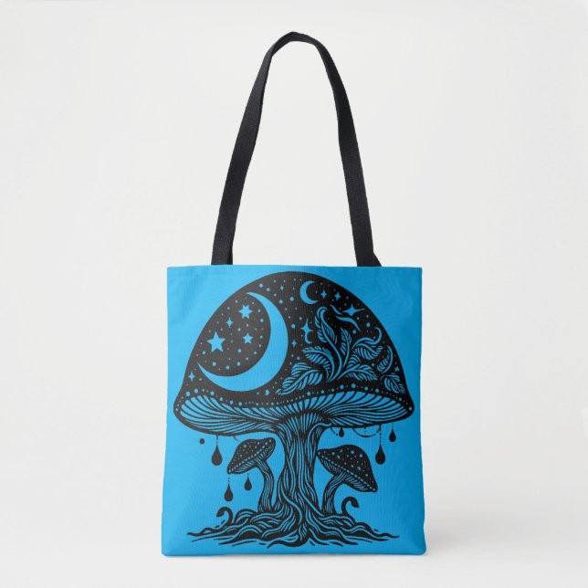 Tote Bag La Lune et les Etoiles (Devant)