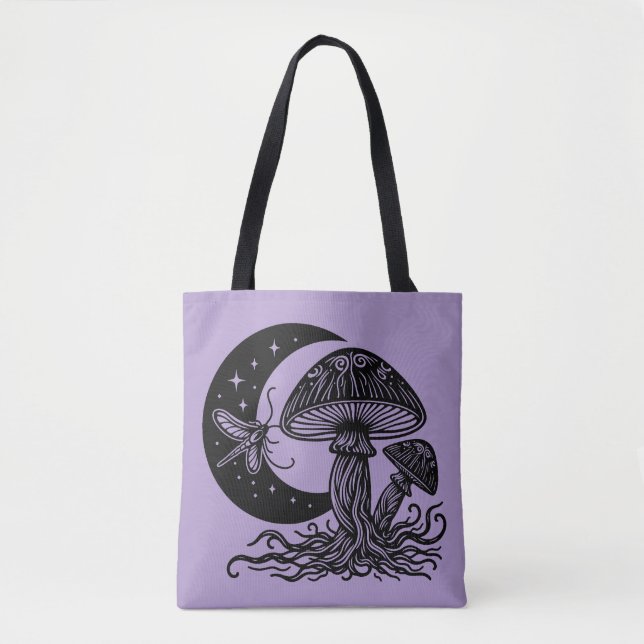 Tote Bag La Lune et les Etoiles (Devant)