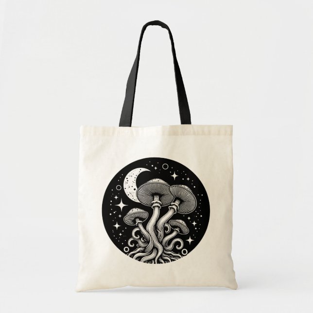 Tote Bag La Lune et les Etoiles (Devant)