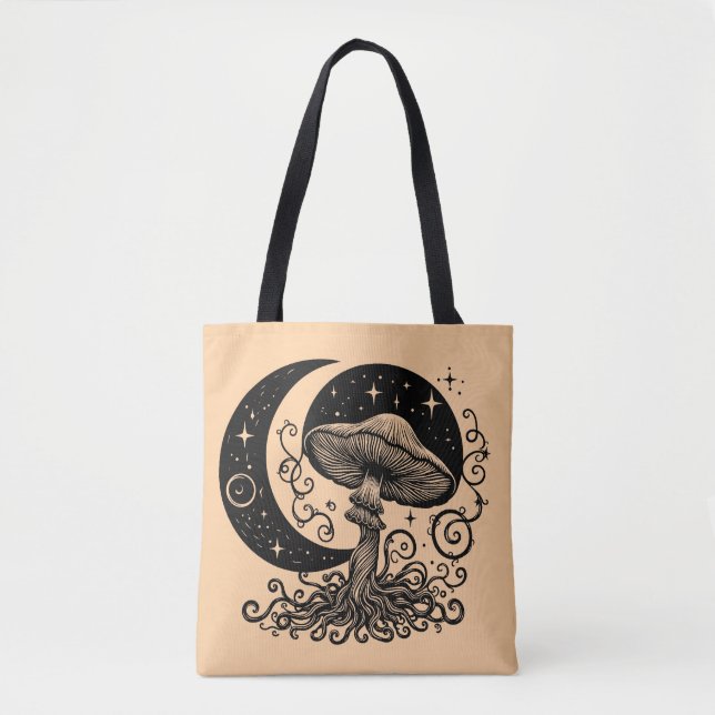 Tote Bag La Lune et les Etoiles (Devant)