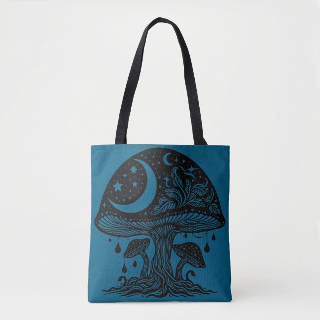 Tote Bag La Lune et les Etoiles (Devant)