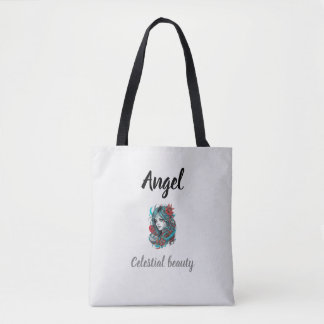 Tote Bag La Lune Fleurie Esprit Lunaire des Floralies des M