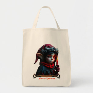 Tote Bag La magie de l'elfe gothique sous la pleine lune.