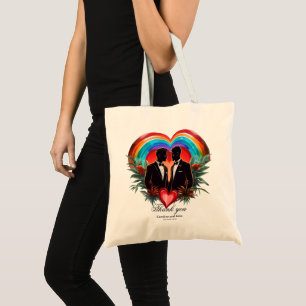 Tote Bag La magie du moment : élégantes silhouettes gaies