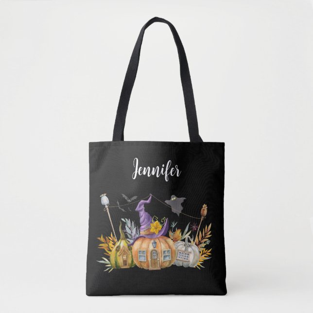 Tote Bag La Maison des Pompiers haunted (Devant)