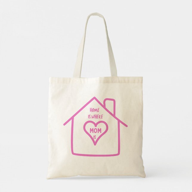 Tote Bag La maison où maman est (Dos)