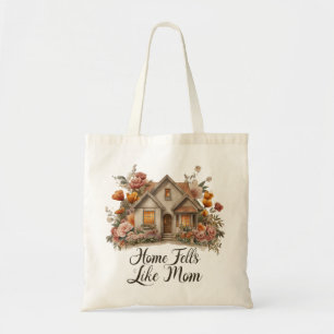 Tote Bag La maison ressemble à la conception de cottage vin