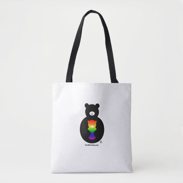 Tote Bag La maman libre étreint Fourre-tout bilatéral (Devant)