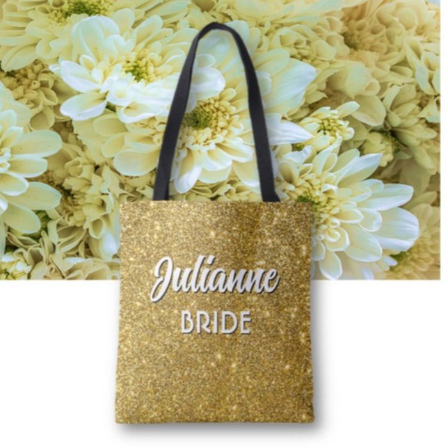 Tote Bag La mariée fait la fête ! Tenue de mariage personna (Créateur téléchargé)