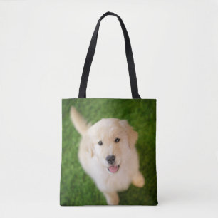 Tote Bag La marionnette d'or sur l'herbe