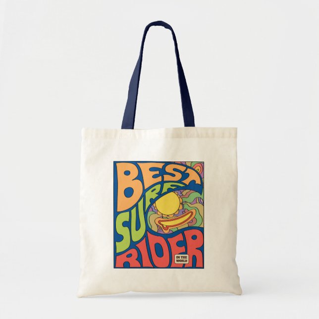 Tote Bag La meilleure affiche de surf jamais (Devant)