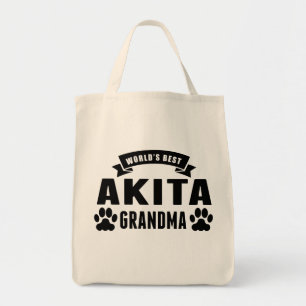 Tote Bag La meilleure grand-maman d'Akita du monde